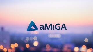Blurred city sunrise background