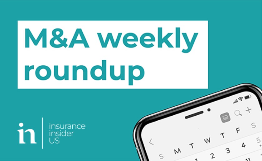 m&a weekly roundup lead image insurance insider us