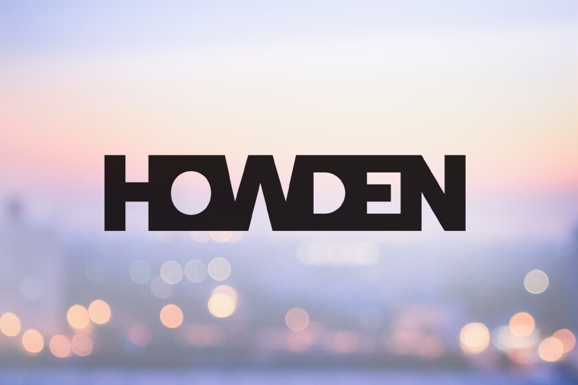 Blurred city sunrise background