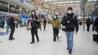 BRITAIN-LONDON-COVID-19 CASES