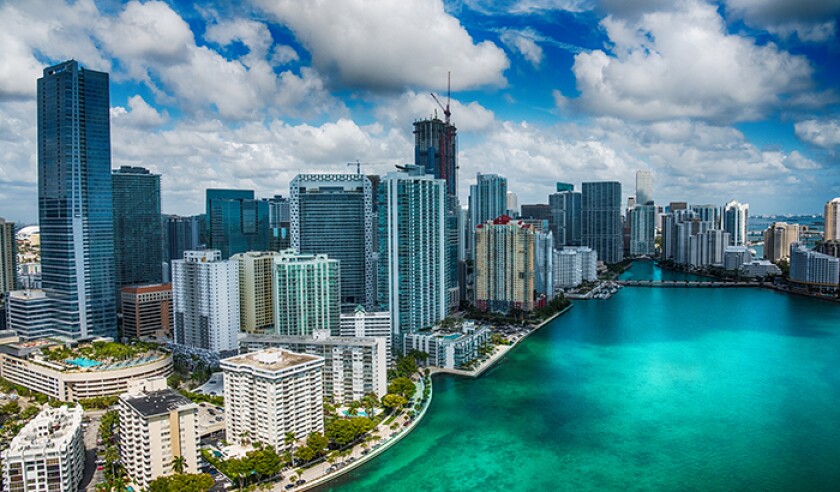 Downtown Miami Aerial