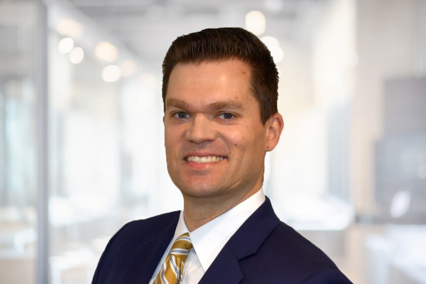 Abstract blurred office interior background