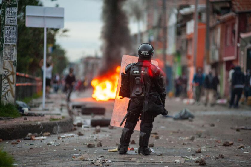 Third day of protests in Colombia 2021