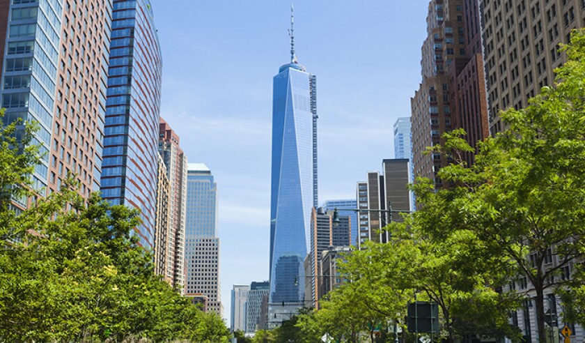 West Street and World Trade Center, New York